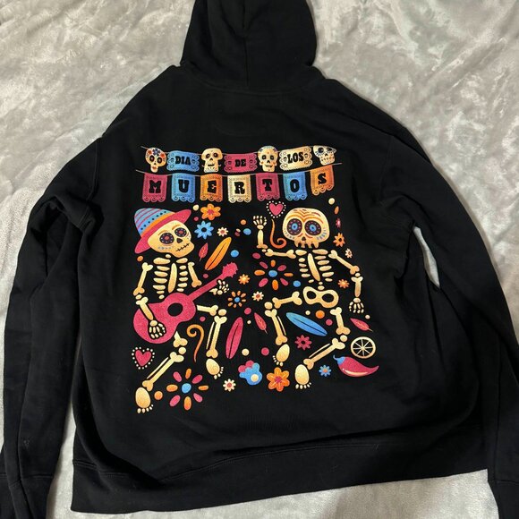 *NEW* Day of the Dead (Dia De Los Muertos) Hoodie (X-Large) - Picture 1 of 2